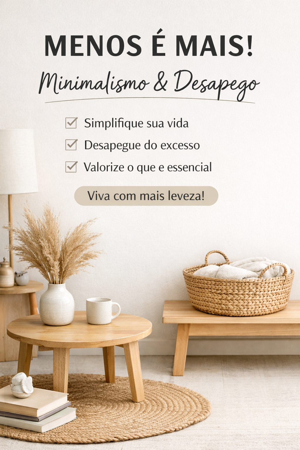 Minimalismo e desapego: quando menos realmente é mais
