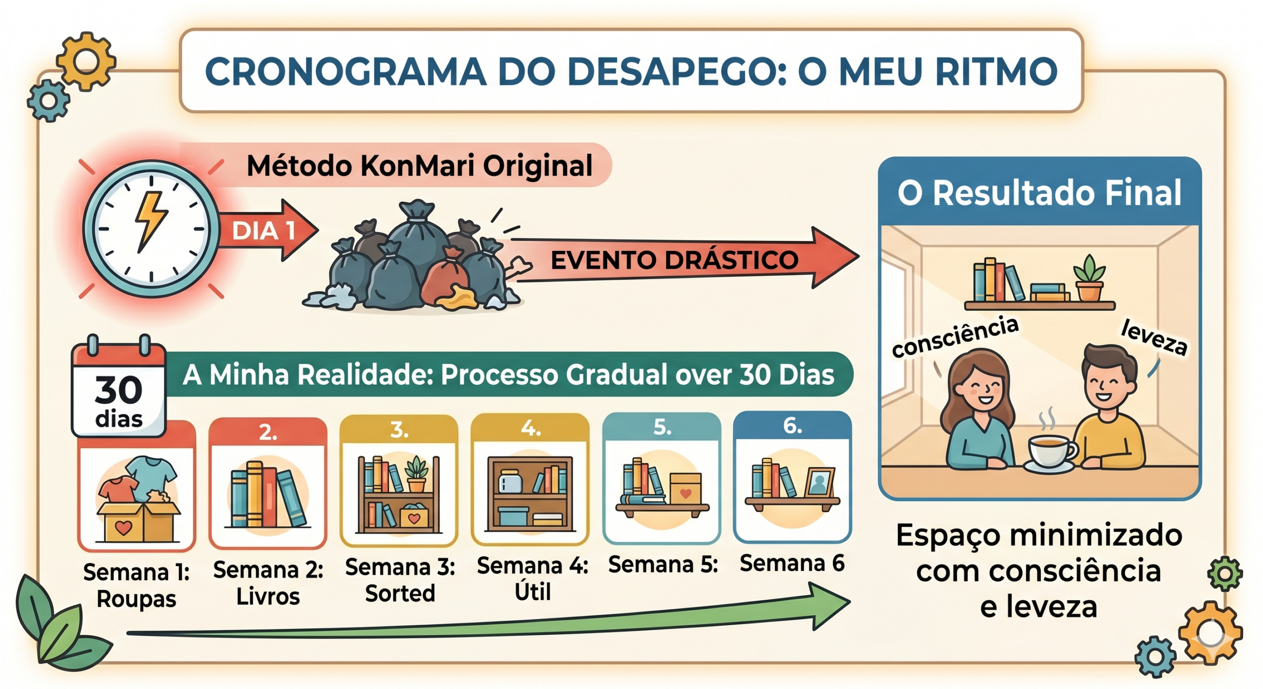 A Mágica da Arrumação de Marie Kondo: Como Transformei Meu Caos em Liberdade e Minimalismo
